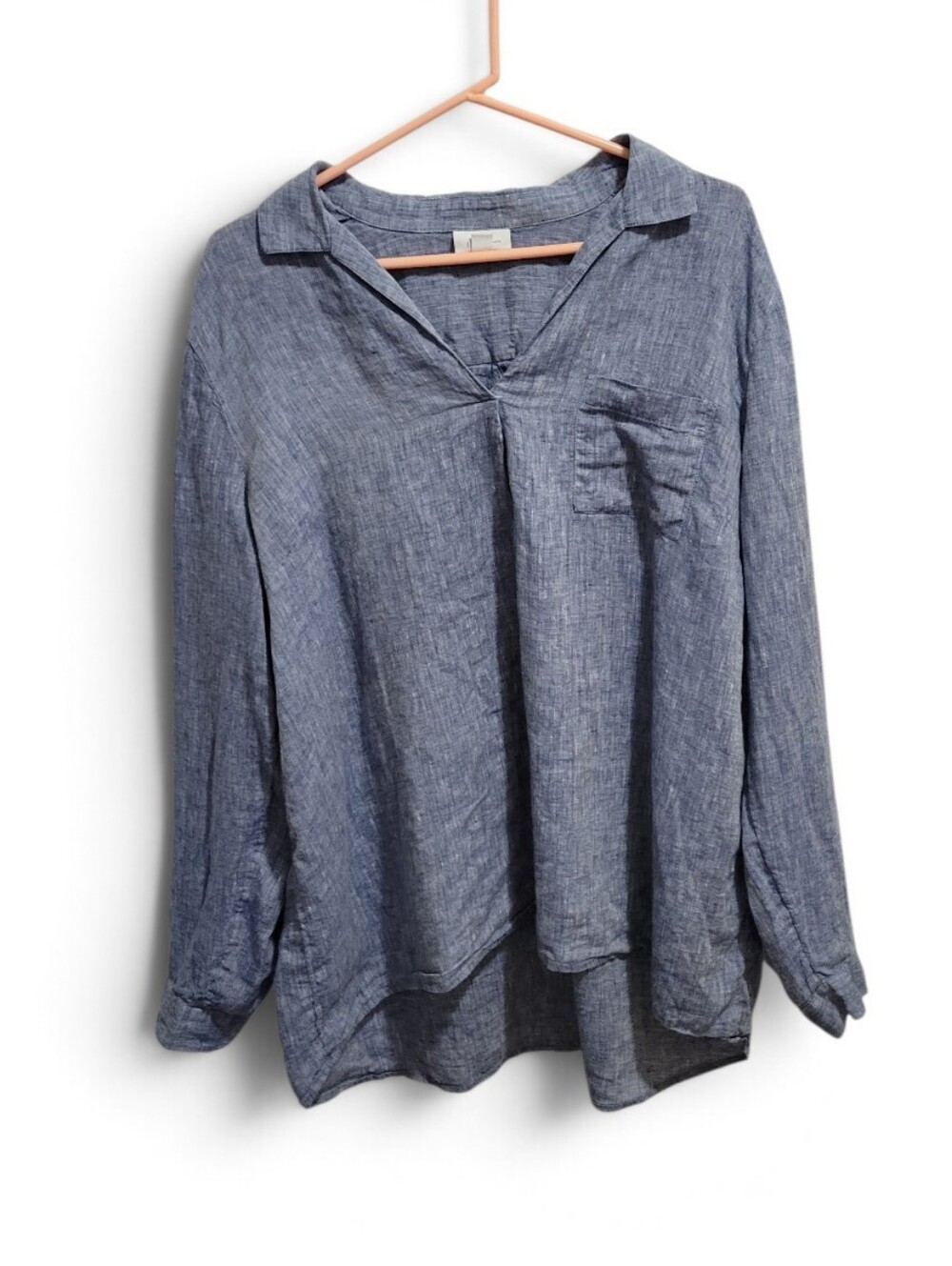 J. Jill Linen Popover Blouse